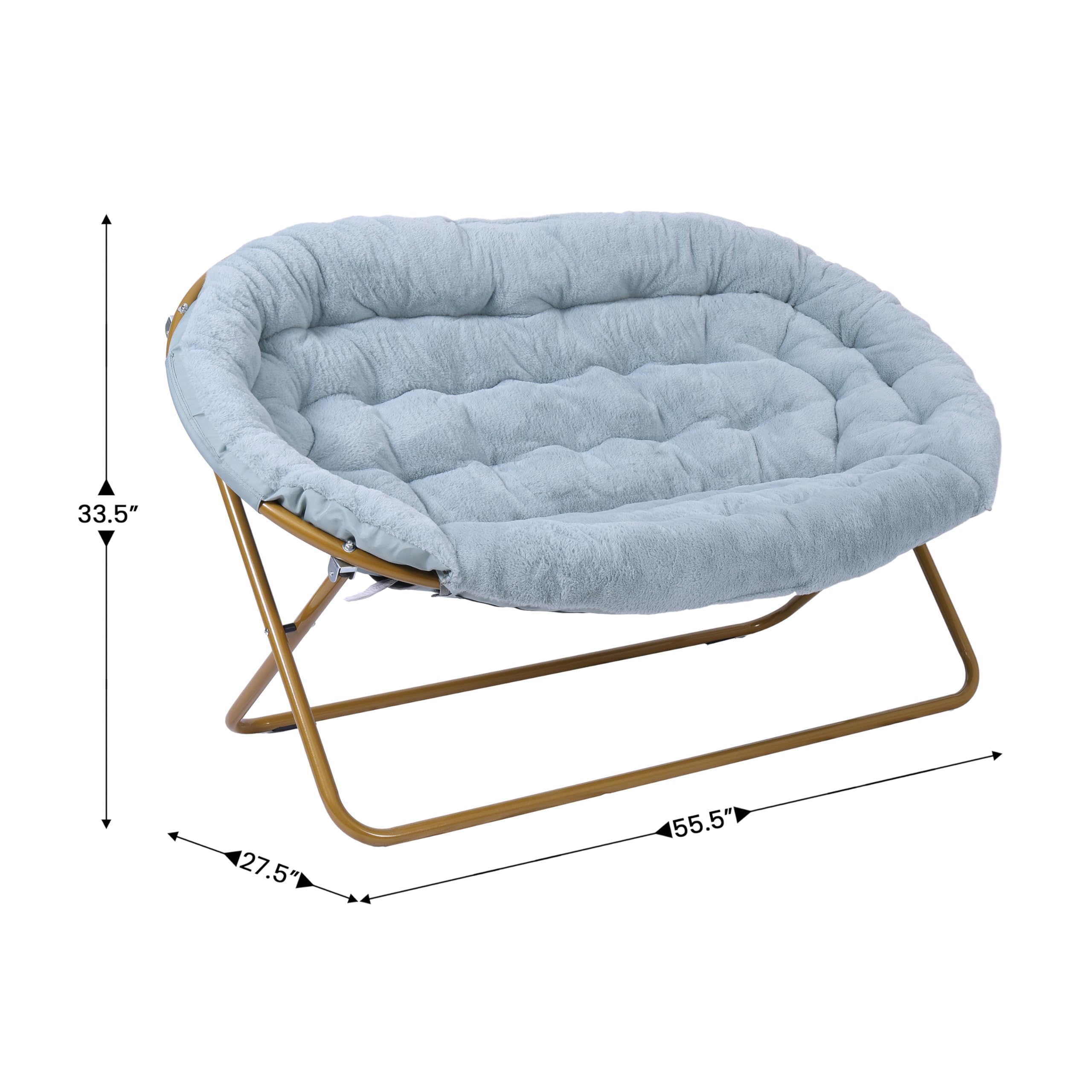 Amazon.com: Flash Furniture Eleanor Double Saucer Chair with